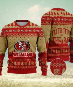 San Francisco – Trent Williams #71 Super Bowl LVII 2023 Faithful To The Bay Ugly Christmas Sweater