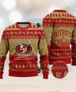 San Francisco – Trent Williams #71 Super Bowl LVII 2023 Faithful To The Bay Ugly Christmas Sweater