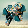 San Jose Sharks NHL Flower 3D All Over Printed Hawaiian Shirt