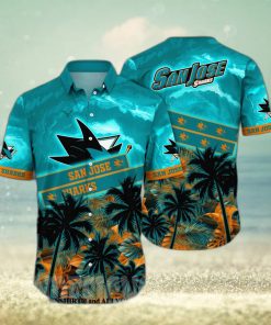 San Jose Sharks NHL Floral Classic Full Printing Hawaiian Shirt