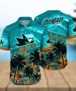 San Jose Sharks NHL Floral Classic Full Printing Hawaiian Shirt