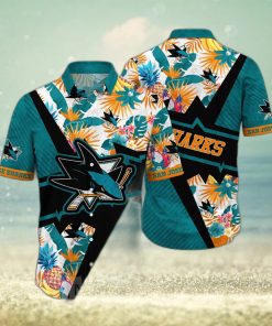 San Jose Sharks NHL Floral Full Printing Unisex Hawaiian Shirt