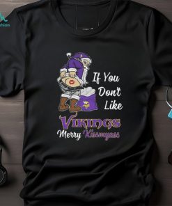 If You Don't Like Minnesota Vikings Merry Kissmyass funny Santa