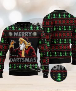 Santa Claus Merry Dartsmas Special Design For Christmas Holiday Ugly Christmas Sweater Winter Clothers