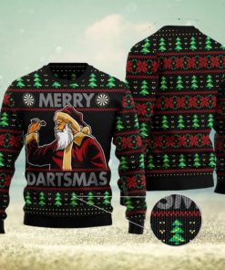 Santa Claus Merry Dartsmas Special Design For Christmas Holiday Ugly Christmas Sweater Winter Clothers