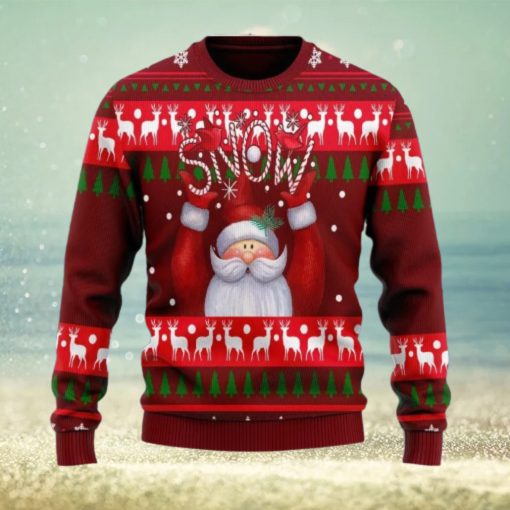 Santa Claus Snow Merry Christmas Ugly Sweaters, Xmas Gift, For Men And Women