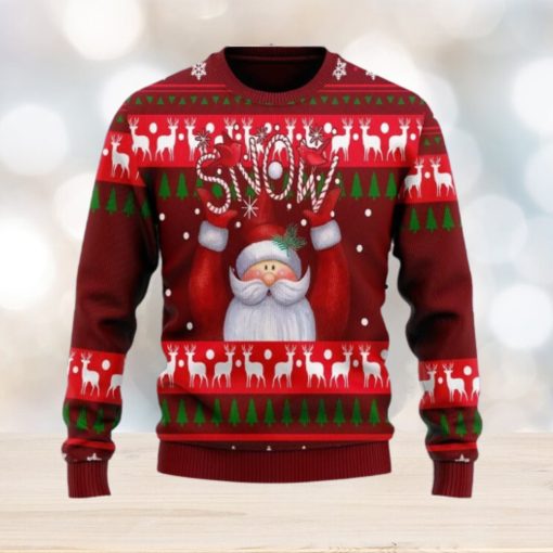 Santa Claus Snow Merry Christmas Ugly Sweaters, Xmas Gift, For Men And Women