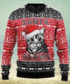 Santa Claws Cat Ugly Christmas Sweater Thankgiving Gift Men Women