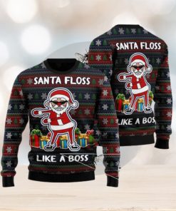 Santa Floss Special Design For Christmas Holiday Ugly Christmas Sweater Winter Clothers