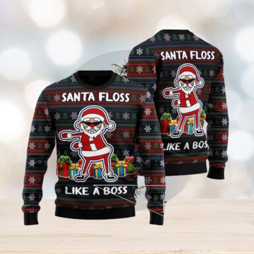 Santa Floss Special Design For Christmas Holiday Ugly Christmas Sweater Winter Clothers