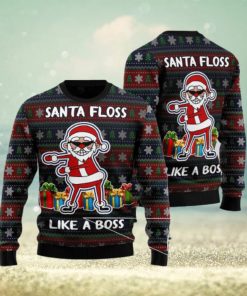 Santa Floss Special Design For Christmas Holiday Ugly Christmas Sweater Winter Clothers