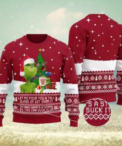 Santa Hate You Grinch Style 6 Ugly Christmas Sweater Holiday For Men And Women