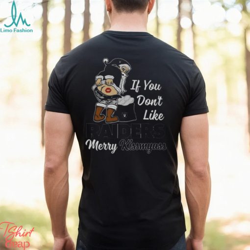Santa If You Don’t Like Las Vegas Raiders Merry Kissmyass 2023 Christmas T Shirt