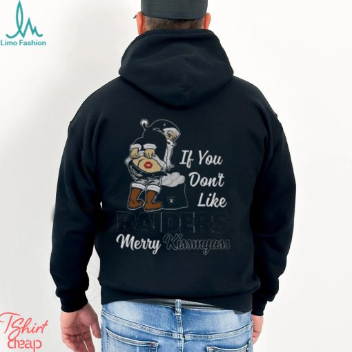 Santa If You Don’t Like Las Vegas Raiders Merry Kissmyass 2023 Christmas T Shirt