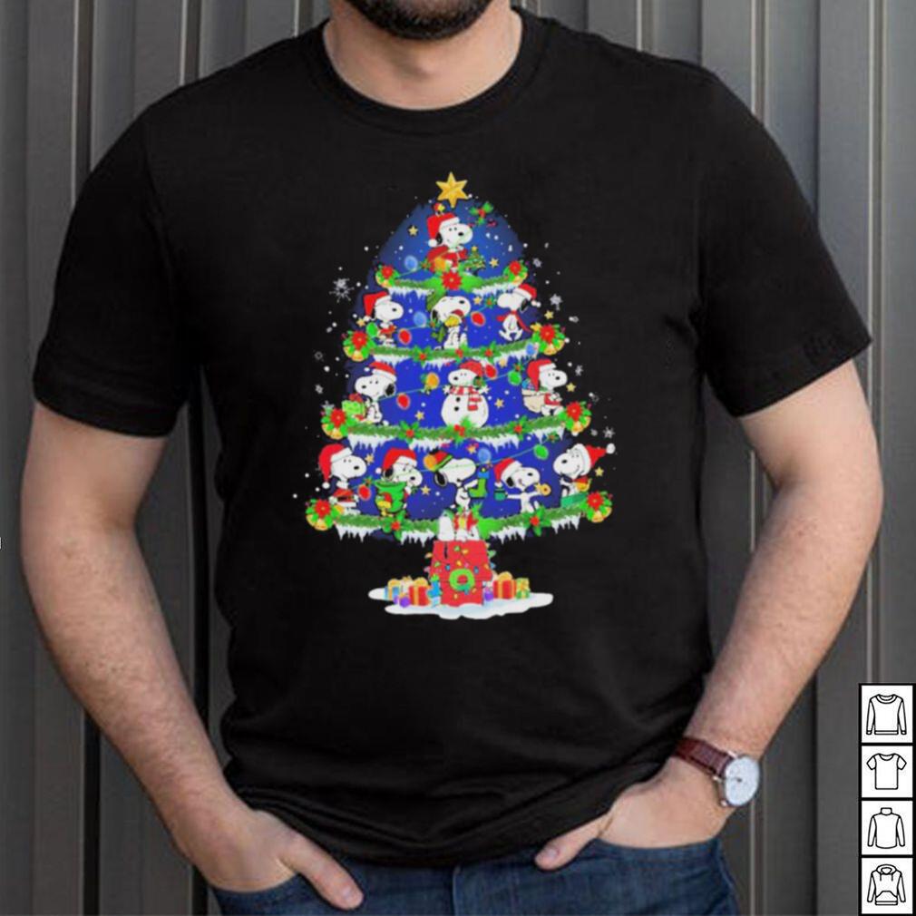 Santa Snoopy Xmas Tree Merry Christmas Shirt Santa Snoopy Xmas Tree Merry Christmas Shirt