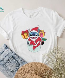 Santa Stitch Christmas Shirt