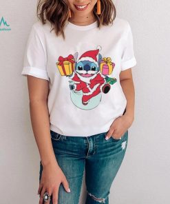 Santa Stitch Christmas Shirt