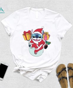 Santa Stitch Christmas Shirt