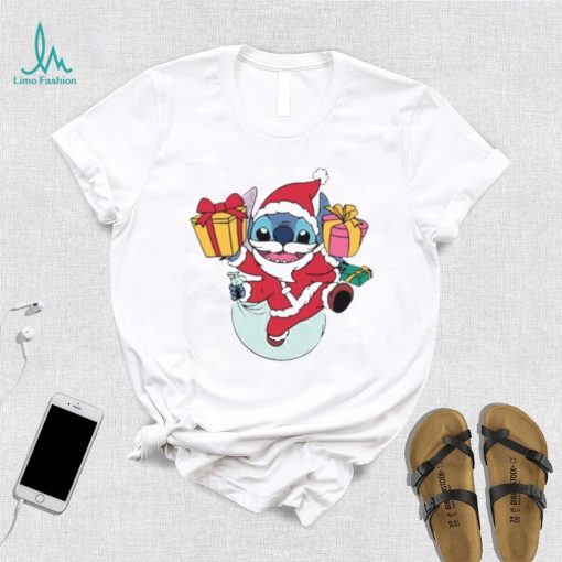 Santa Stitch Christmas Shirt