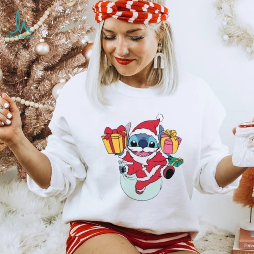 Santa Stitch Christmas Shirt