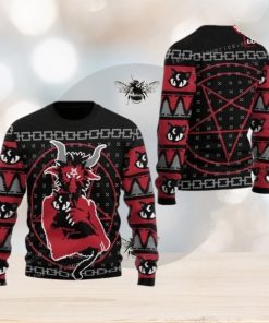 Satanic Ugly Sweater For Woman