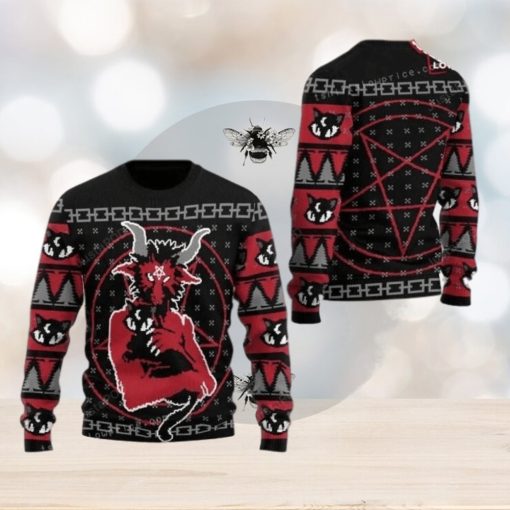 Satanic Ugly Sweater For Woman