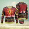 Los Angeles Rams Fans Reindeer Pattern Ugly Christmas Sweater Gift