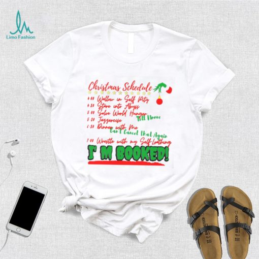 Schedule Christmas shirt