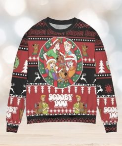 Scooby Doo Christmas Pine Tree Womens Ugly Sweater