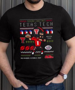 Season's greetings Texas tech red raiders Christmas oversized Shirt