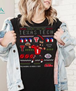 Season's greetings Texas tech red raiders Christmas oversized Shirt