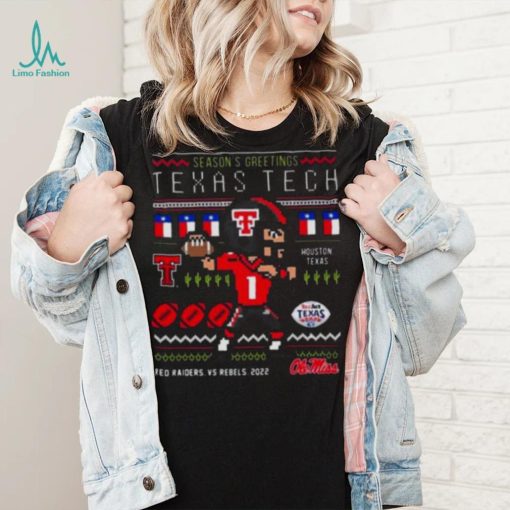 Season’s greetings Texas tech red raiders Christmas oversized Shirt