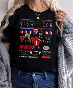 Season's greetings Texas tech red raiders Christmas oversized Shirt