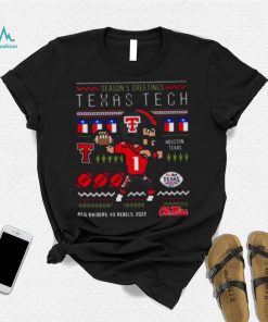 Season's greetings Texas tech red raiders Christmas oversized Shirt