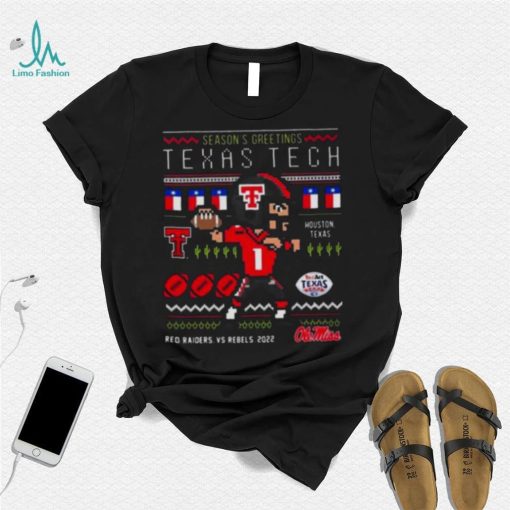 Season’s greetings Texas tech red raiders Christmas oversized Shirt