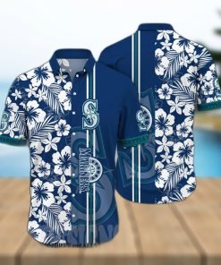 Seattle Mariners MLB Flower All Over Print Unisex Hawaiian Shirt