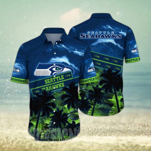 Seattle Seahawks NFL Floral Full Print Classic Hawaiian Shirt