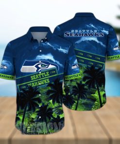 Seattle Seahawks NFL Floral Full Print Classic Hawaiian Shirt