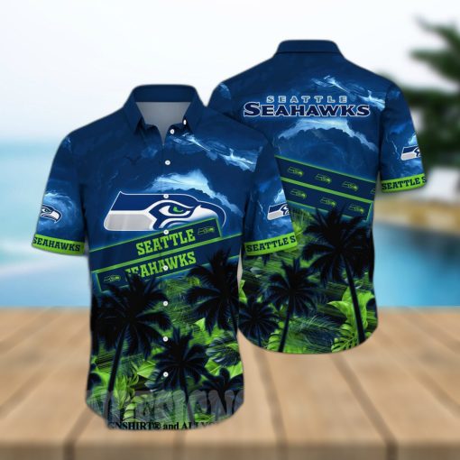 Seattle Seahawks NFL Floral Full Print Classic Hawaiian Shirt