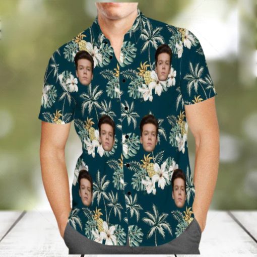 Shameless Hawaiian Shirt Custom Photo Hawaiian Shirt Floral Pattern Hawaiian Shirt