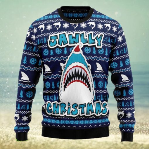 Shark Jawlly Ugly Christmas Sweater Thankgiving Gift Men Women