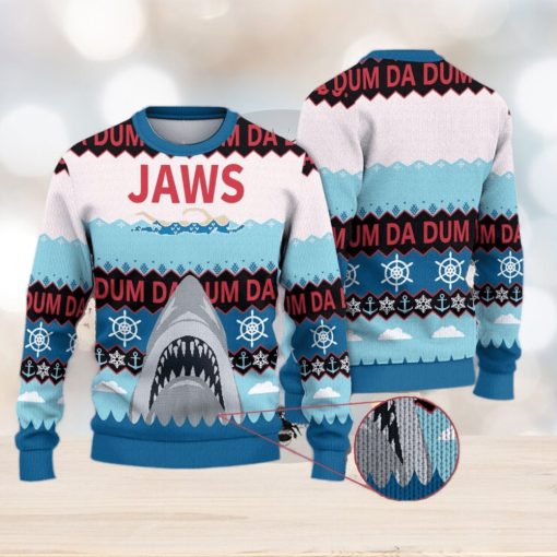 Shark Jaws Shark Christmas Gift Sweater 3D All Over Printed Ugly Christmas Sweater