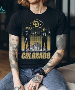 Shedeur Sanders and Shilo Sanders Colorado Buffaloes City Skyline Shirt