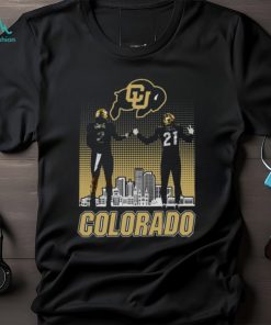 Shedeur Sanders and Shilo Sanders Colorado Buffaloes City Skyline Shirt