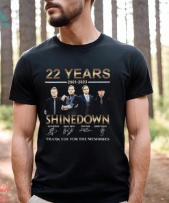 Shinedown Band 22 Years Graphic Shirt Rock Tour 2023 Signature Unisex Hoodie