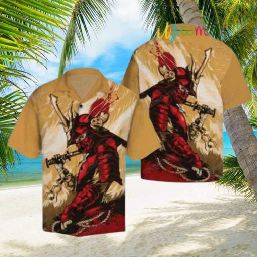 Shop the UFamily Gift Lucky Samurai Red Hawaiian Shirt