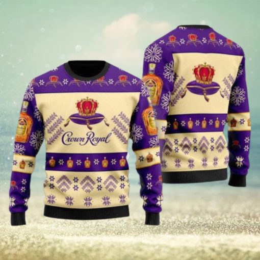 Simplee Crown Royal Christmas Gift Sweater All Over Print 3D Sweater