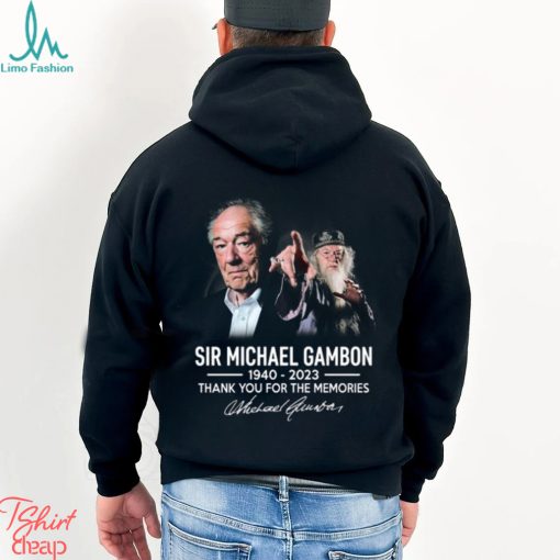 Sir Michael John Gambon 1940 – 2023 Thank You For The Memories T Shirt