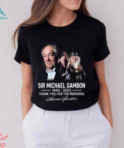 Sir Michael John Gambon 1940 – 2023 Thank You For The Memories T Shirt