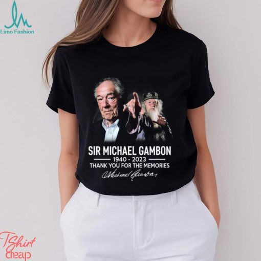 Sir Michael John Gambon 1940 – 2023 Thank You For The Memories T Shirt